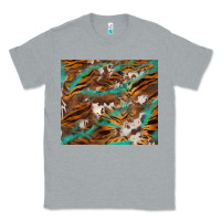 Heather Grey tiger cowhide tumbler Classic Tee - BarkalooDesign