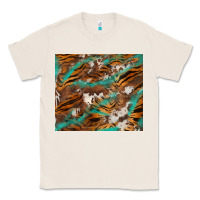 Natural tiger cowhide tumbler Classic Tee - BarkalooDesign