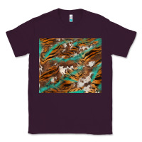 Plum tiger cowhide tumbler Classic Tee - BarkalooDesign