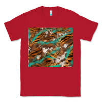 Red tiger cowhide tumbler Classic Tee - BarkalooDesign