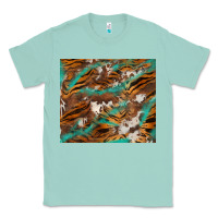 Seafoam tiger cowhide tumbler Classic Tee - BarkalooDesign