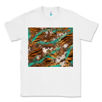White tiger cowhide tumbler Classic Tee - BarkalooDesign