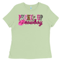 Matcha pucker up cowboy Ladies Tee - NancyCooperArtShop