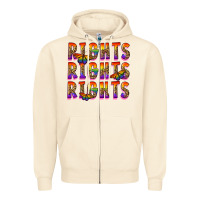 Sandshell rights rights rights pride Zipper Hoodie - FaDigitalArtStudio