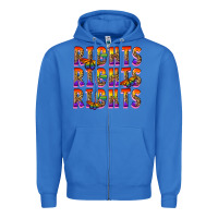 True Royal rights rights rights pride Zipper Hoodie - FaDigitalArtStudio