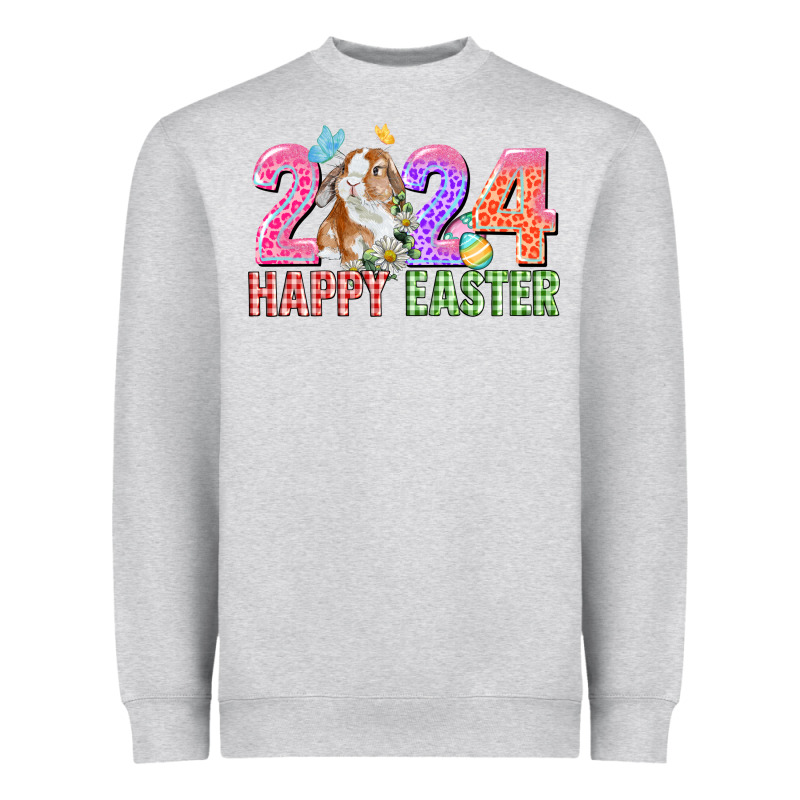 2024 Happy Easter Heavyweight Sweatshirt by CowGirlArtShop | Teevron