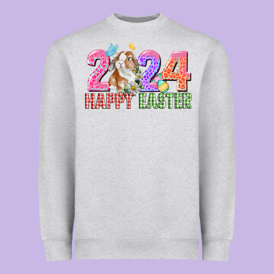 2024 Happy Easter Heavyweight Sweatshirt Designed By Cowgirlartshop