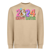 Mushroom 2024 happy easter Heavyweight Sweatshirt - CowGirlArtShop