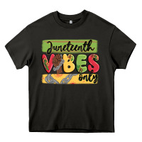 Asphalt juneteenth vibes only Heavy Core Tee - MaliasSmallBusiness