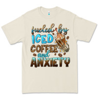 Bone fueled by iced coffee and anxiety Premium Tee - NancyCooperArtShop