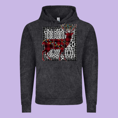 Christmas Deer Vintage Hoodie Designed By Bettercallsaul
