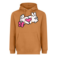 Meerkat Minnie Mouse Heavyweight Hoodie - CowhideDigitalArt