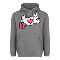 Storm Minnie Mouse Heavyweight Hoodie - CowhideDigitalArt