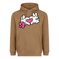 Toasted Coconut Minnie Mouse Heavyweight Hoodie - CowhideDigitalArt