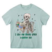 Arona i like my books spicy and coffee icy Heavy Core Tee - MaliasSmallBusiness