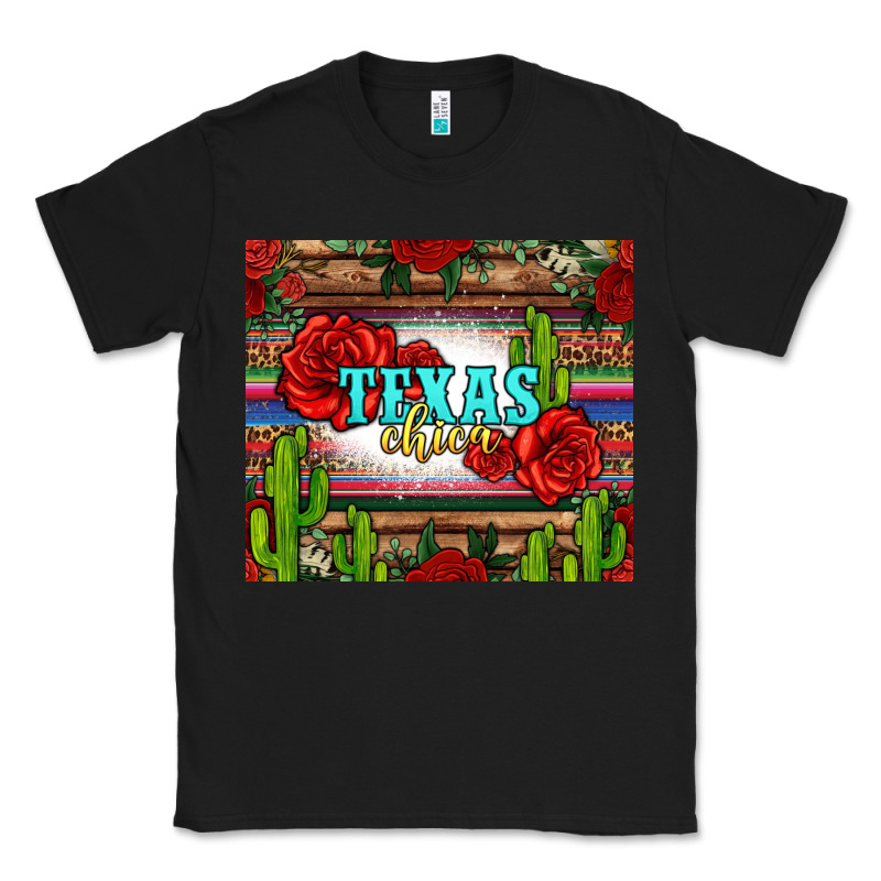 Texas Chica With Roses Classic Tee by Jasminsmagicworld | Teevron