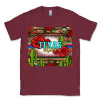 Burgundy texas chica with roses Classic Tee - Jasminsmagicworld