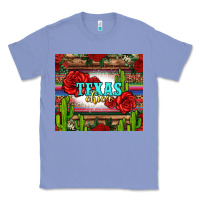 Colony Blue texas chica with roses Classic Tee - Jasminsmagicworld