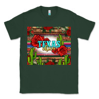 Sports Green texas chica with roses Classic Tee - Jasminsmagicworld