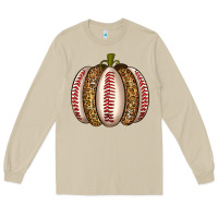Mushroom Baseball Pumpkin Long Sleeve Tee - texasbilliewilder