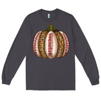 Smoke Baseball Pumpkin Long Sleeve Tee - texasbilliewilder