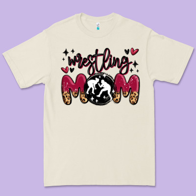 Wrestling Mom Premium Tee Designed By Maliassmallbusiness