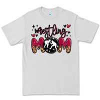 Dove Grey wrestling mom Premium Tee - MaliasSmallBusiness