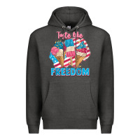 Charcoal Heather taste like freedom 4th of july Premium Hoodie - FaDigitalArtStudio