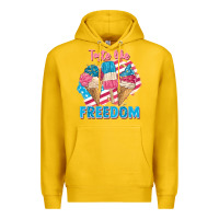 Lemon taste like freedom 4th of july Premium Hoodie - FaDigitalArtStudio