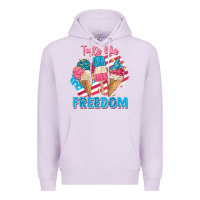 Lilac taste like freedom 4th of july Premium Hoodie - FaDigitalArtStudio