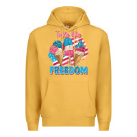 Mustard taste like freedom 4th of july Premium Hoodie - FaDigitalArtStudio