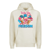Oatmeal Heather taste like freedom 4th of july Premium Hoodie - FaDigitalArtStudio