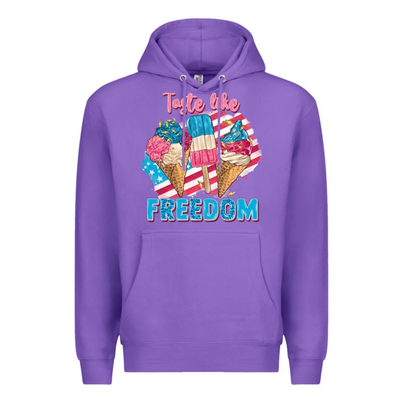 Taste Like Freedom 4th Of July Premium Hoodie by FaDigitalArtStudio | Teevron