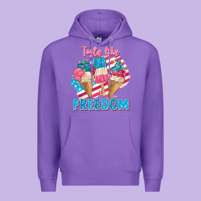 Taste Like Freedom 4th Of July Premium Hoodie Designed By Fadigitalartstudio