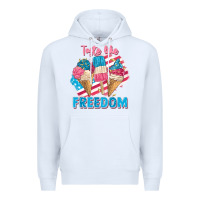 White taste like freedom 4th of july Premium Hoodie - FaDigitalArtStudio