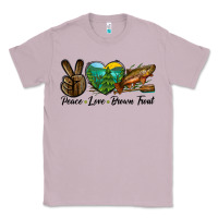 Lilac Peace Love Brown Trout Classic Tee - LillyAllenDesigns
