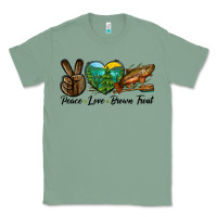 Sage Peace Love Brown Trout Classic Tee - LillyAllenDesigns