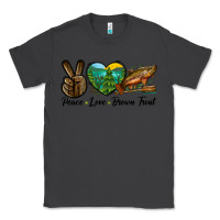 Smoke Peace Love Brown Trout Classic Tee - LillyAllenDesigns