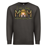 Smoke Iam Boy Mom Nothing Scares Me Premium Sweatshirt - CowhideDigitalArt