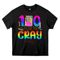 Black 100 days of cray cray Heavy Core Tee - MaliasSmallBusiness