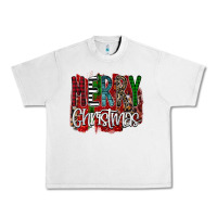 Lunar Rock Merry Christmas Buffalo Plaid Leopard Urban Heavy Tee - Bettercallsaul