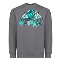 Storm ovarian cancer warrior Heavyweight Sweatshirt - CowGirlArtShop