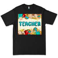 Black teacher Premium Tee - MaliasSmallBusiness
