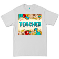Dove Grey teacher Premium Tee - MaliasSmallBusiness