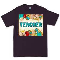 Plum teacher Premium Tee - MaliasSmallBusiness