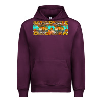 Mauve Wine Fall Sweet Fall Urban Hoodie - Artiststas