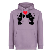 Lavender Minnie Mouse Heavyweight Hoodie - CowhideDigitalArt