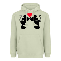 Matcha Minnie Mouse Heavyweight Hoodie - CowhideDigitalArt