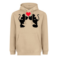 Mushroom Minnie Mouse Heavyweight Hoodie - CowhideDigitalArt
