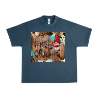Midnight Navy merry christmas gnome Urban Heavy Tee - JahusDesignShop